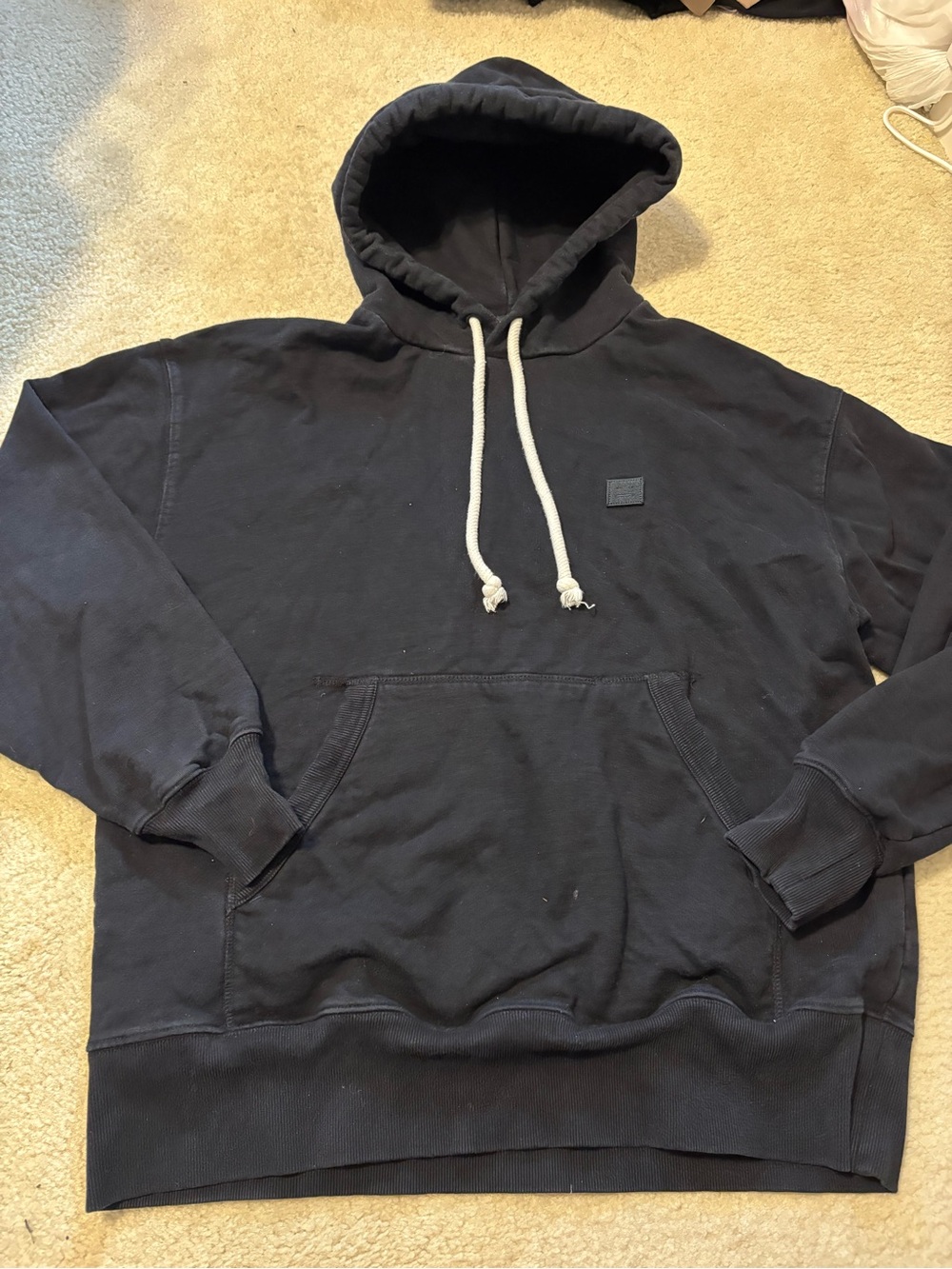 Acne Studios Black Face Hoodie